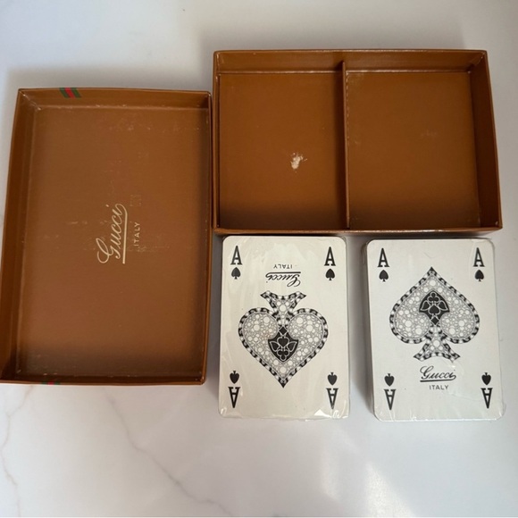 Gucci vintage 1970s playing card set of 7s - Picture 4 of 6